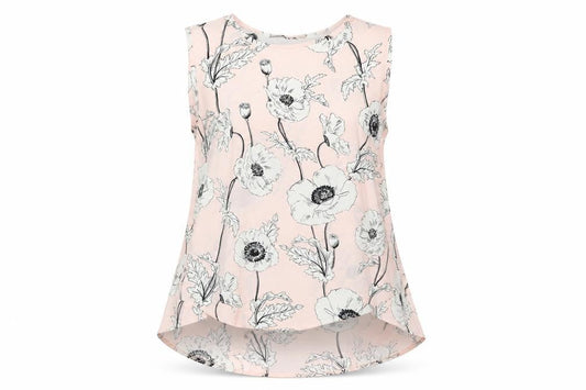 Primark Womens Pink Floral  Tunic Blouse Size 8