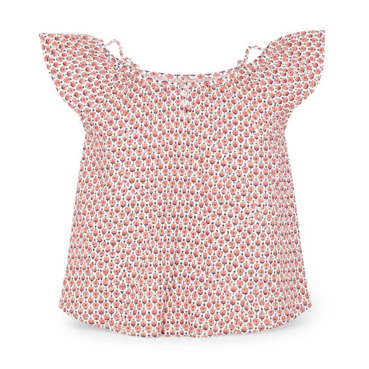 New Look Womens White Floral  Basic Blouse Size 6