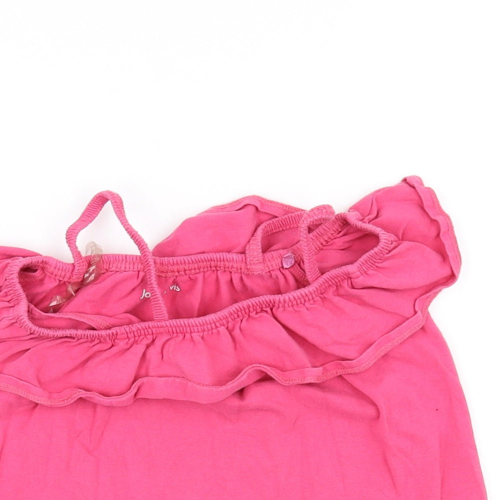 John Lewis Girls Pink   Basic T-Shirt Size 8 Years
