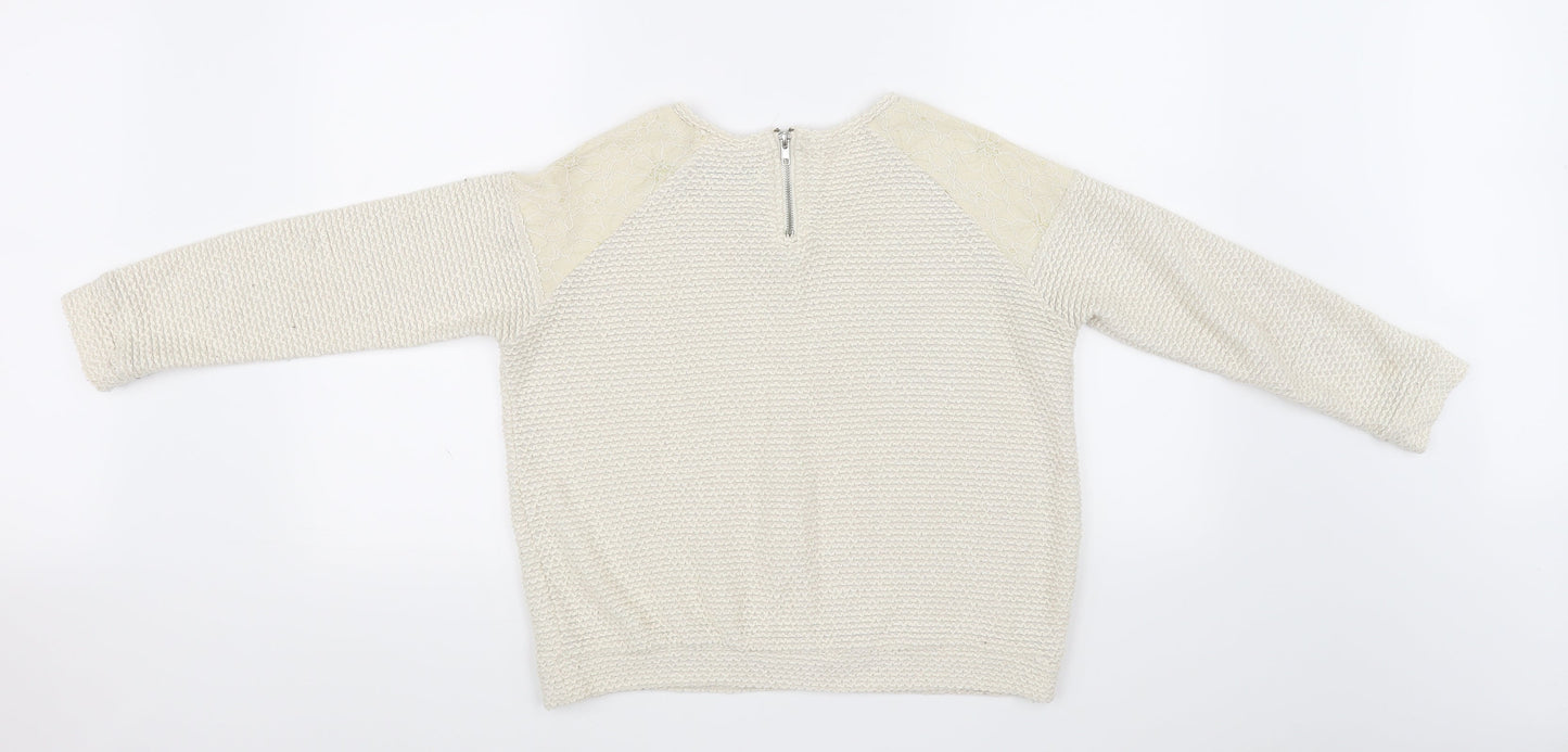 Atmosphere Womens Ivory   Pullover Jumper Size 12