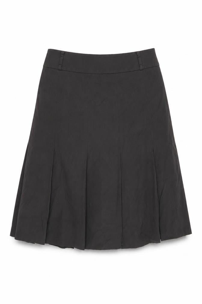 Linea Womens Grey   A-Line Skirt Size 12