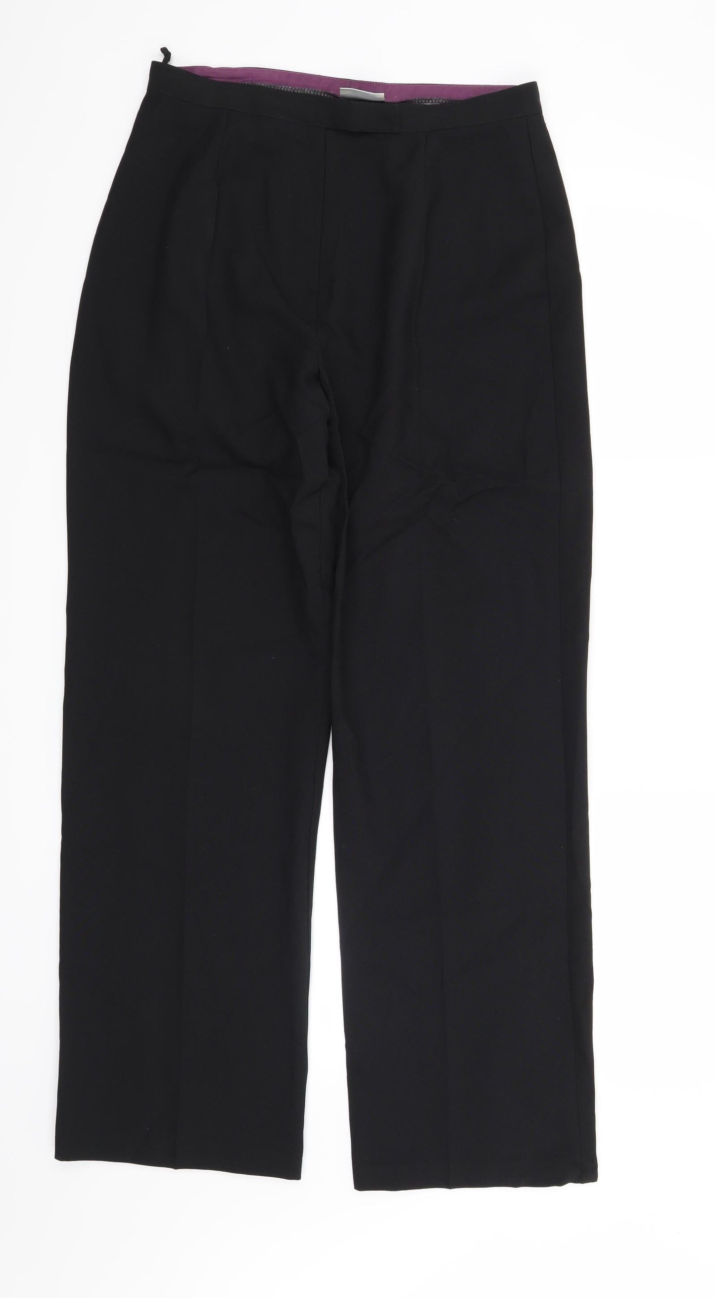 NL Collection Womens Black   Trousers  Size 14 L31 in