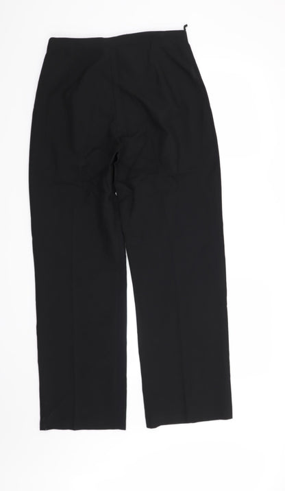 Back view of NL Collection women’s black trousers, size UK 14, 31-inch leg