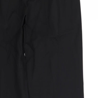 Brand and care label for NL Collection women’s black trousers, size UK 14, 31-inch leg