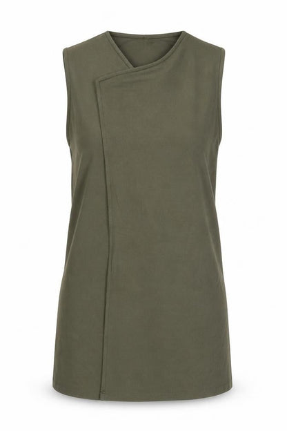 Front view of River Island women’s green jacket blazer, size UK 10