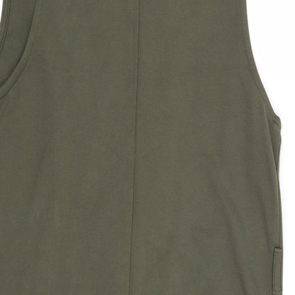 Brand and care label for River Island women’s green jacket blazer, size UK 10