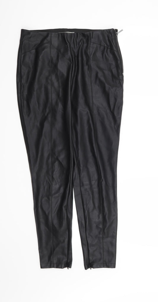 Dorothy Perkins Womens Black   Trousers  Size 12 L27 in
