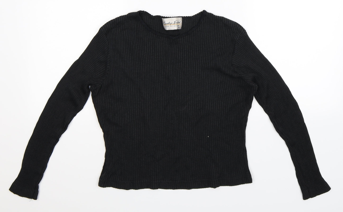 Carolyn Taylor Womens Black   Pullover Jumper Size L