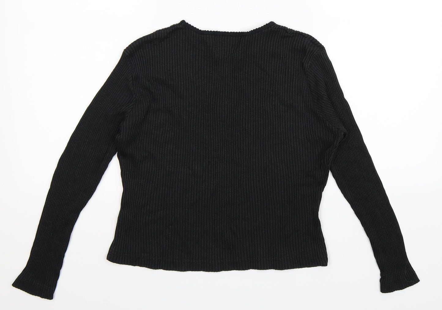 Carolyn Taylor Womens Black   Pullover Jumper Size L