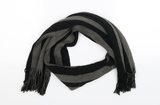 Cedar Wood State Mens Multicoloured Striped Knit Scarf  One Size