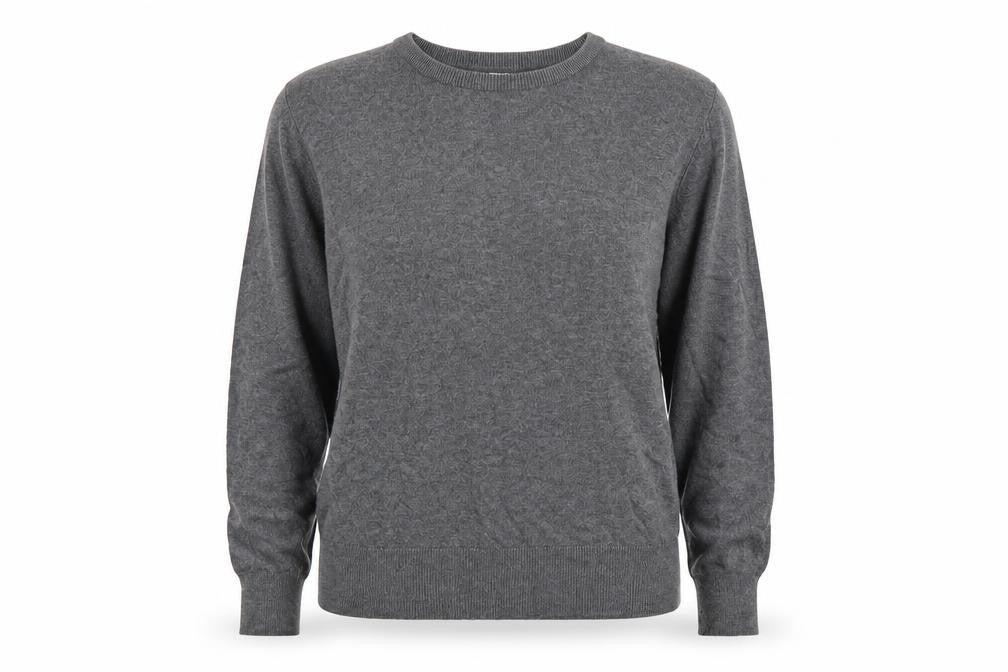 H&M Womens Grey  Knit Pullover Jumper Size M