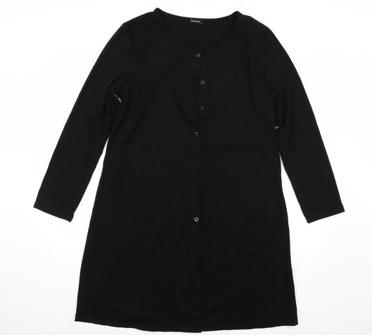 Sunnyme Womens Black  Rayon A-Line  Size XL