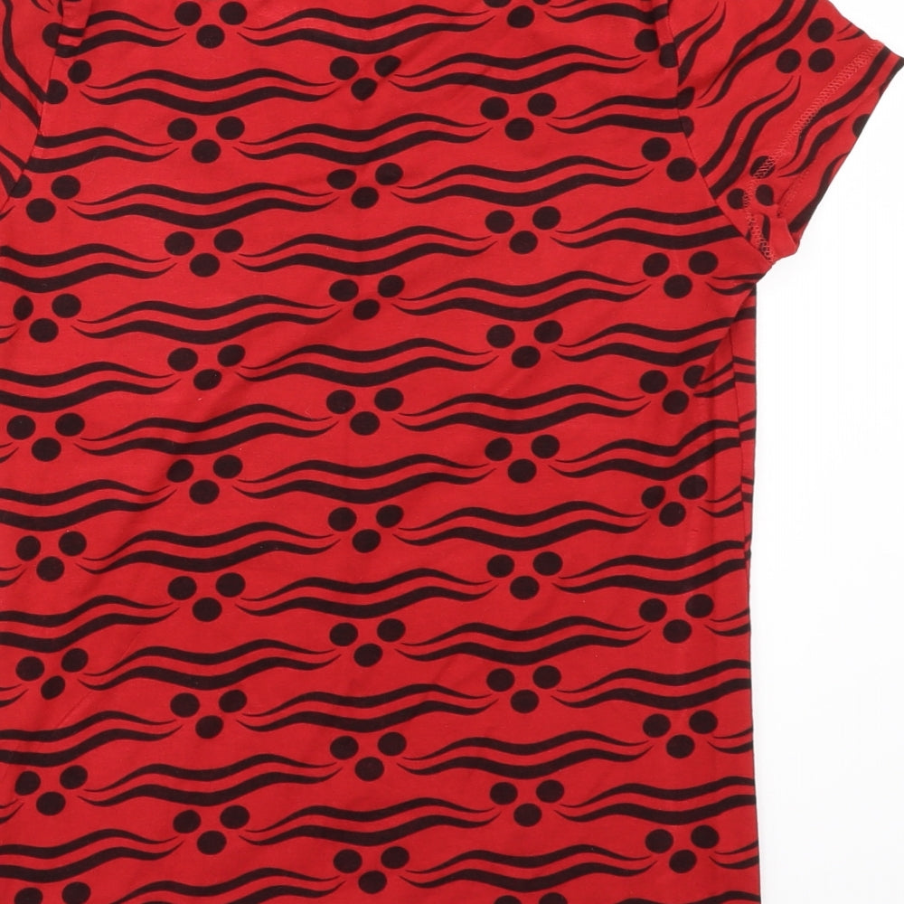 Atilkutoglu Womens Red   Basic T-Shirt Size M