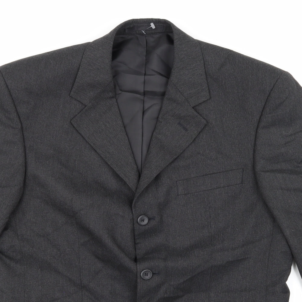 Preworn Mens Grey   Jacket Suit Jacket Size 38