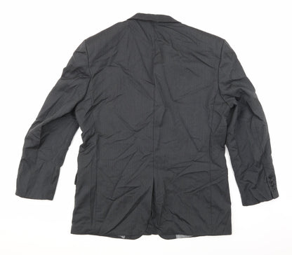 Back view of Next men’s grey jacket suit jacket, size 42