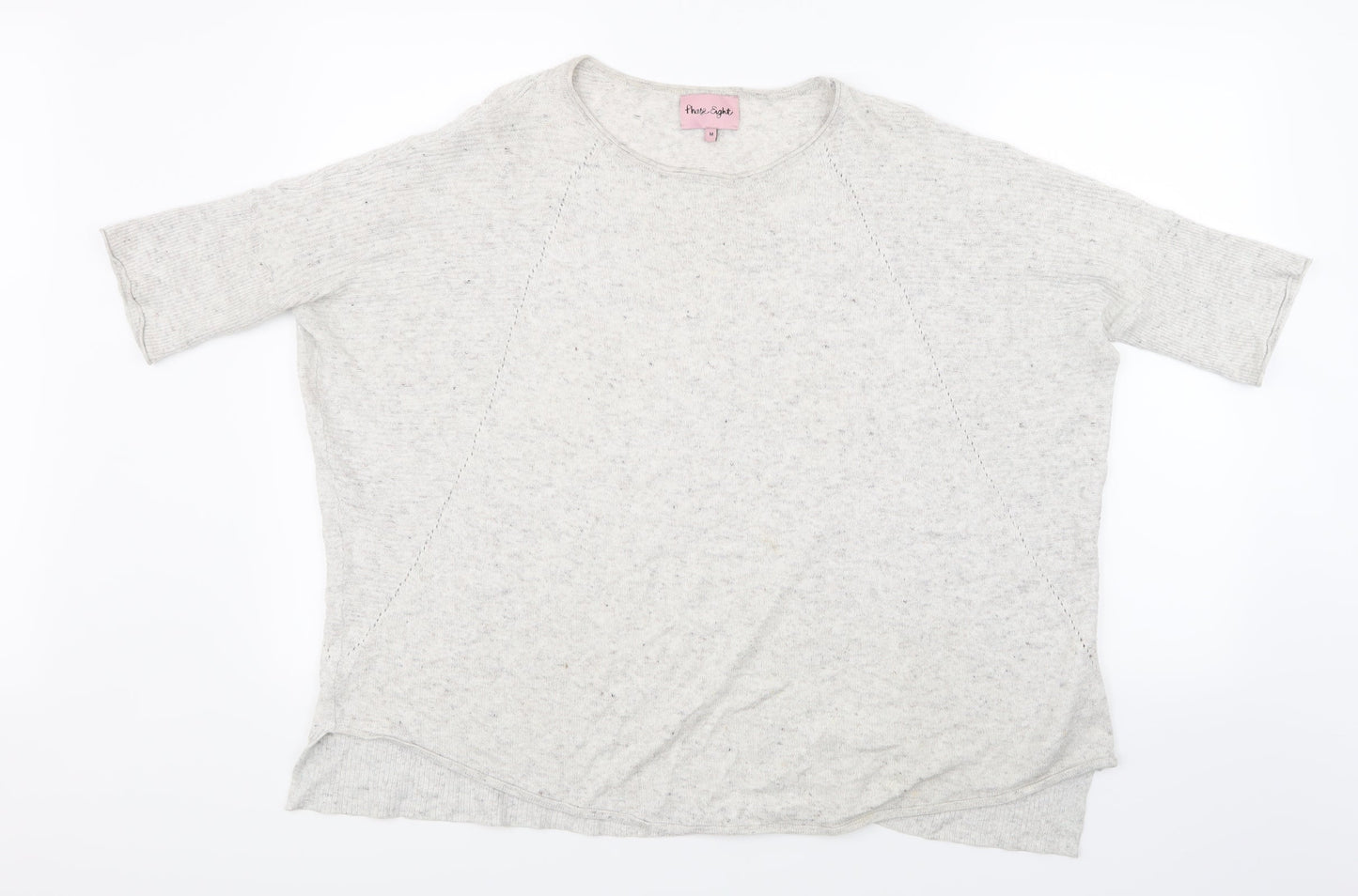 Phase Eight Womens Grey  Knit Pullover Jumper Size M