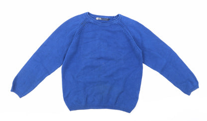 Additional front view of Isle women’s blue knit jumper, size S
