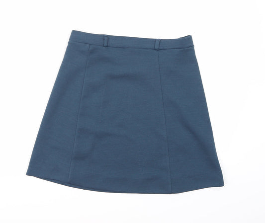 Preworn Womens Blue   A-Line Skirt