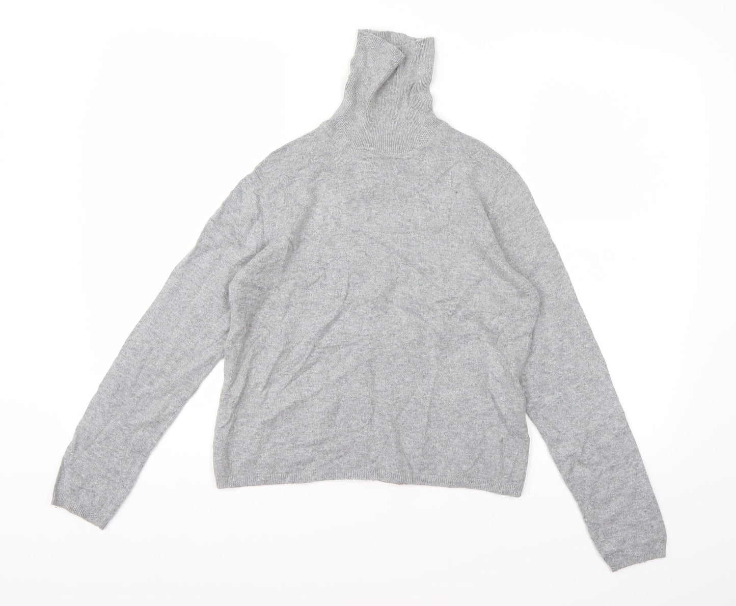 Marks and Spencer Womens Grey  Knit Pullover Jumper Size 14
