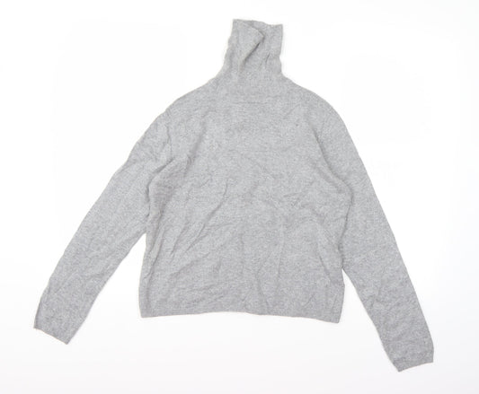 Marks and Spencer Womens Grey  Knit Pullover Jumper Size 14