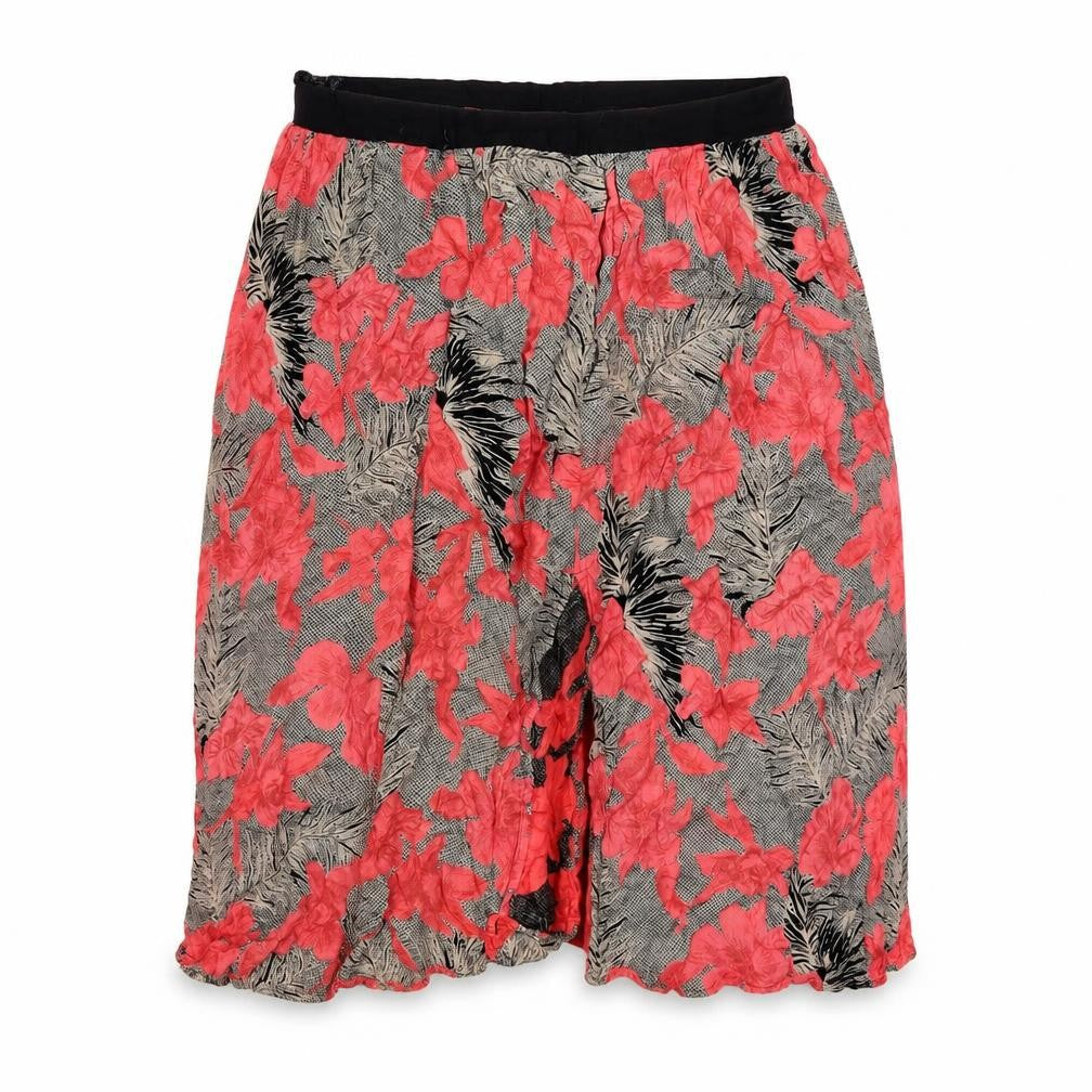Topshop Womens Pink Floral  Paperbag Shorts Size 10