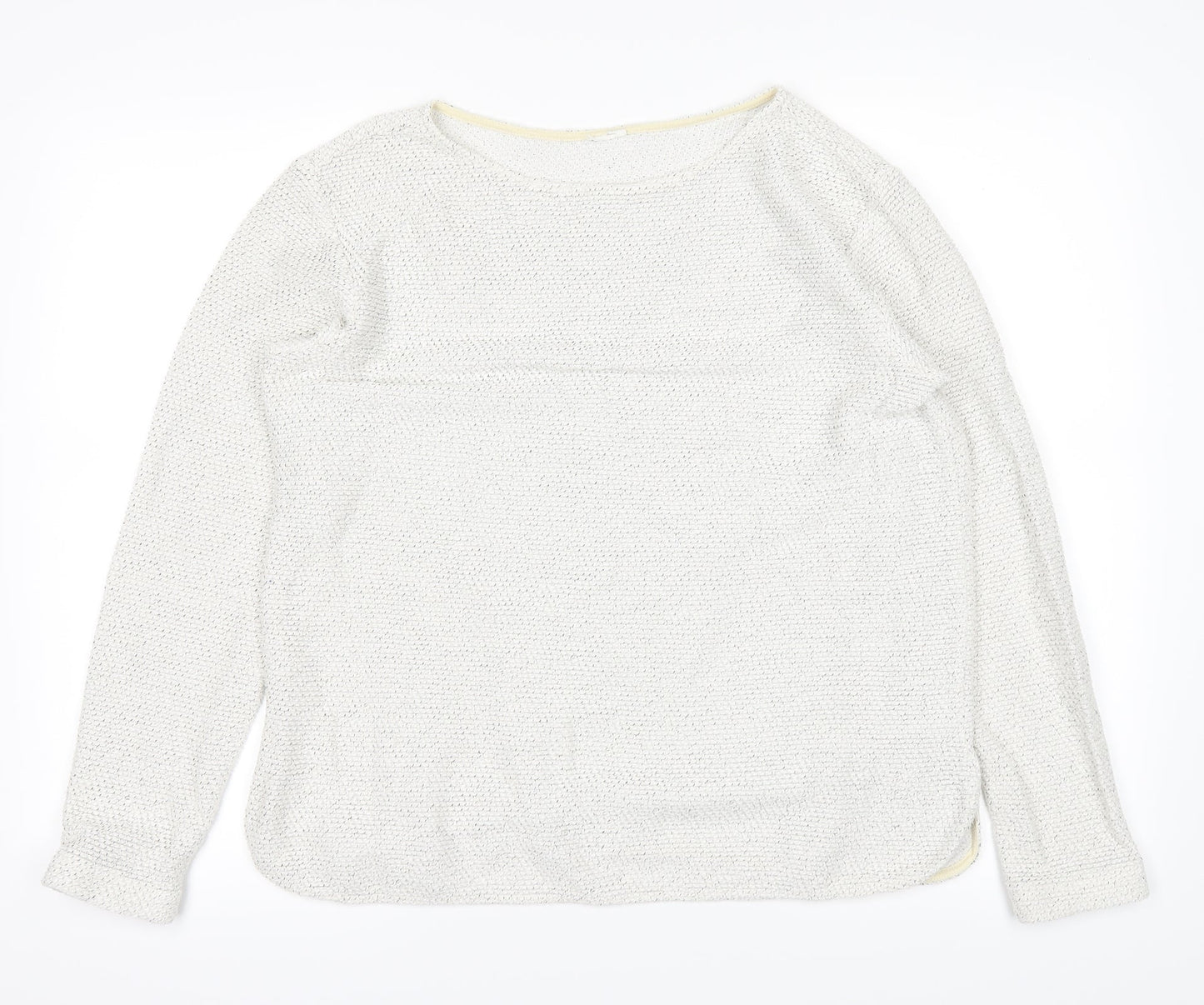 Preworn Womens White   Pullover Jumper Size M