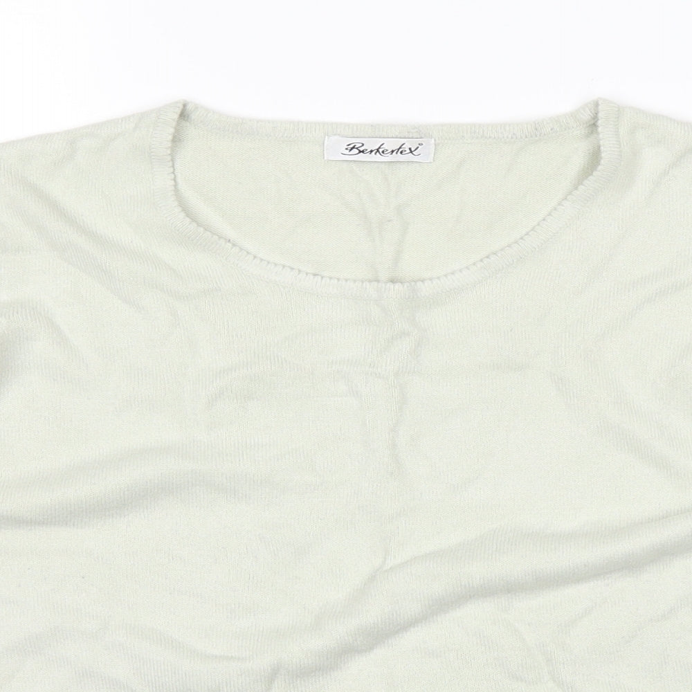 Berkertex Womens Grey   Basic T-Shirt Size 16