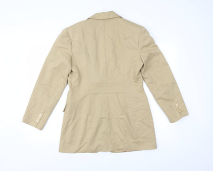 Back view of InWear women’s beige jacket blazer, size UK 8