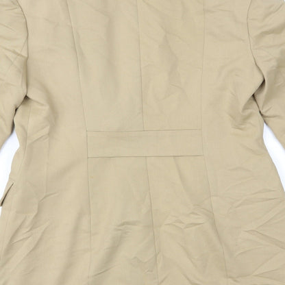 Brand and care label for InWear women’s beige jacket blazer, size UK 8