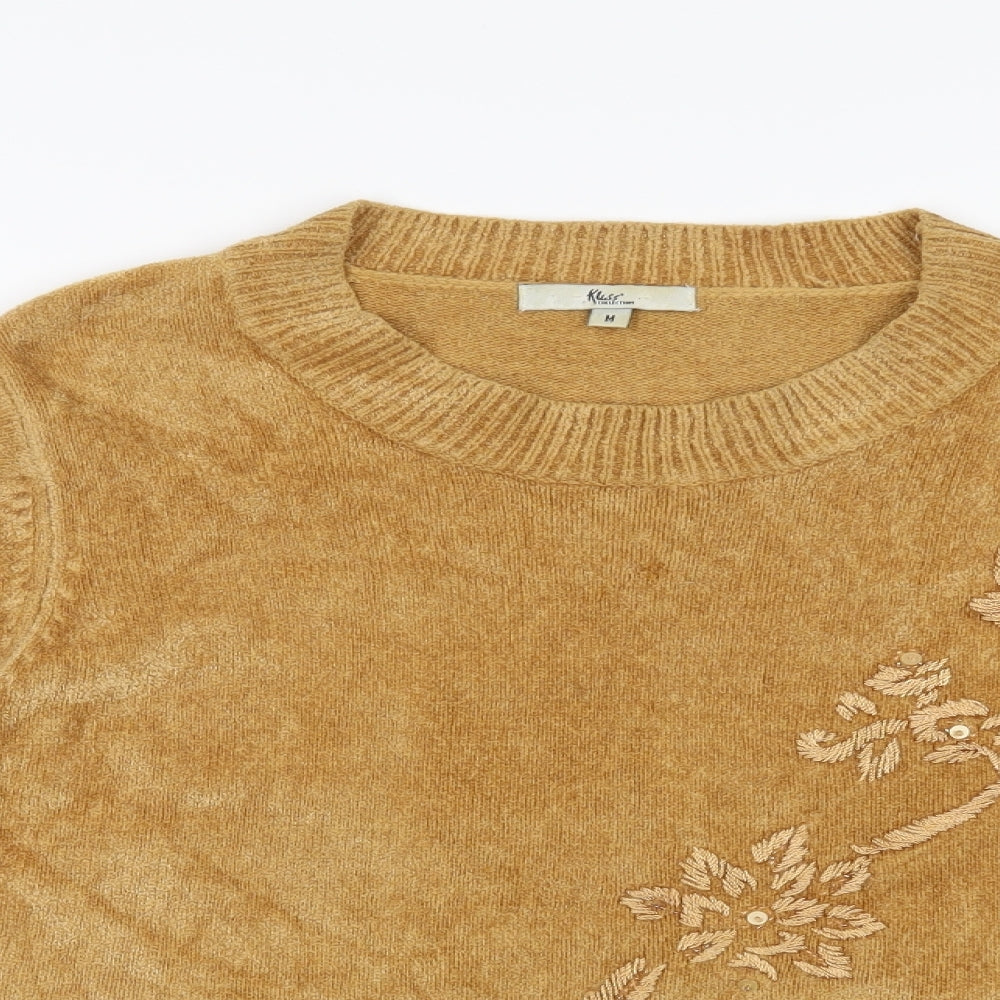 Kliss Womens Brown   Pullover Jumper Size M
