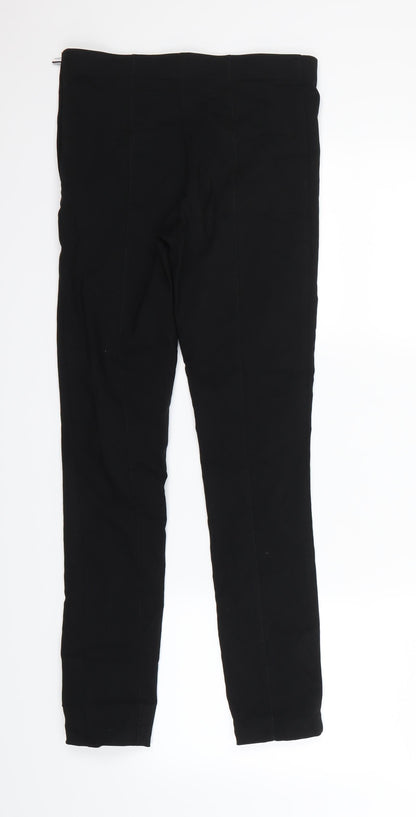 Back view of Primark women’s black jegging trousers, size UK 8, 27-inch leg