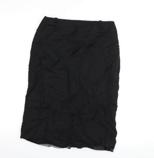 Monsoon Womens Black   Straight & Pencil Skirt Size 8