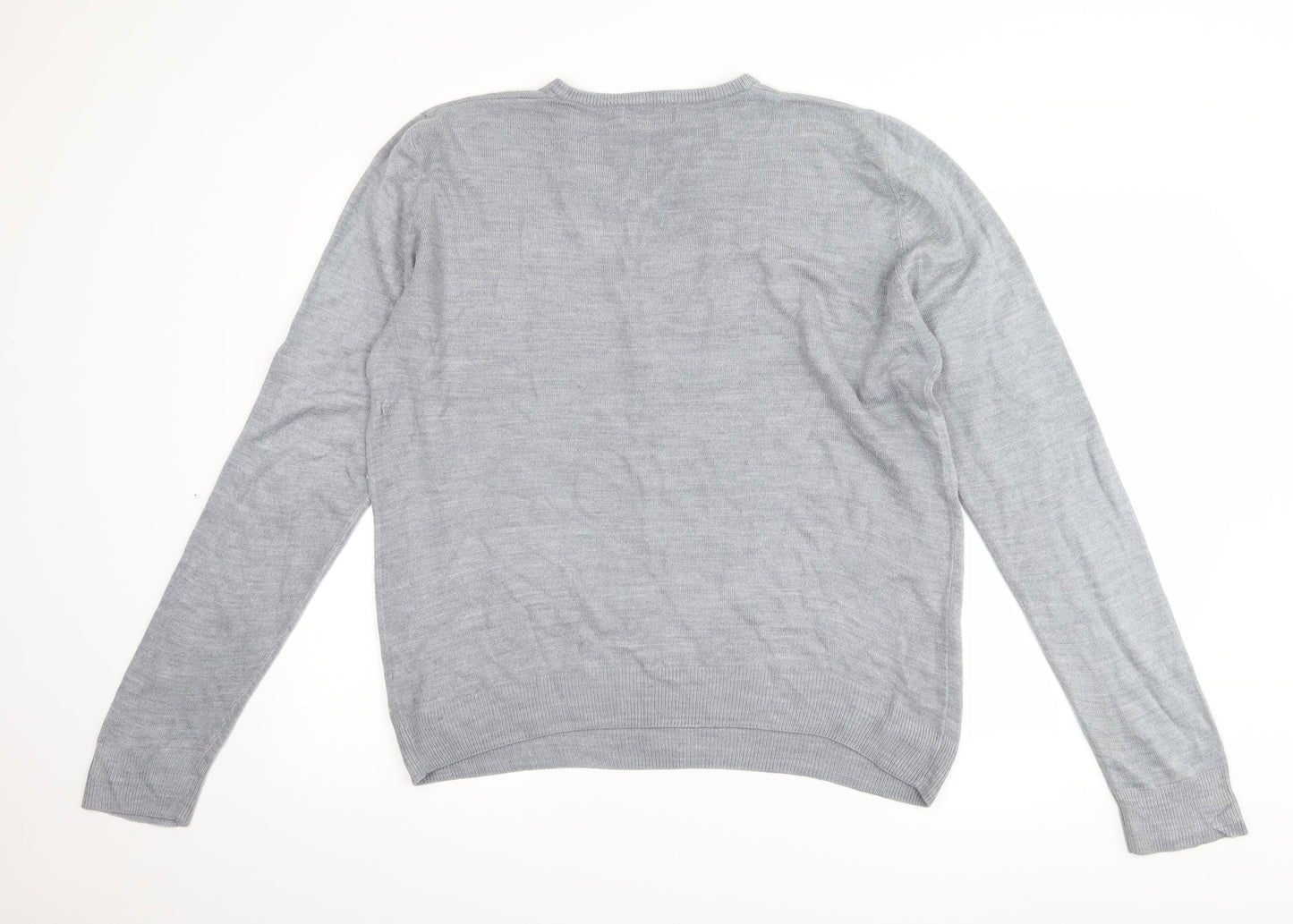 Urban Spirit Mens Grey   Pullover Jumper Size M