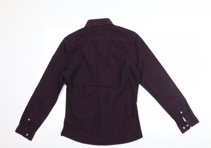 Back view of Next men’s purple button-up, size S