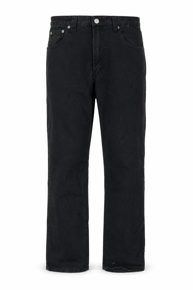 Matinee Mens Black Striped  Straight Jeans Size 30 in L28 in