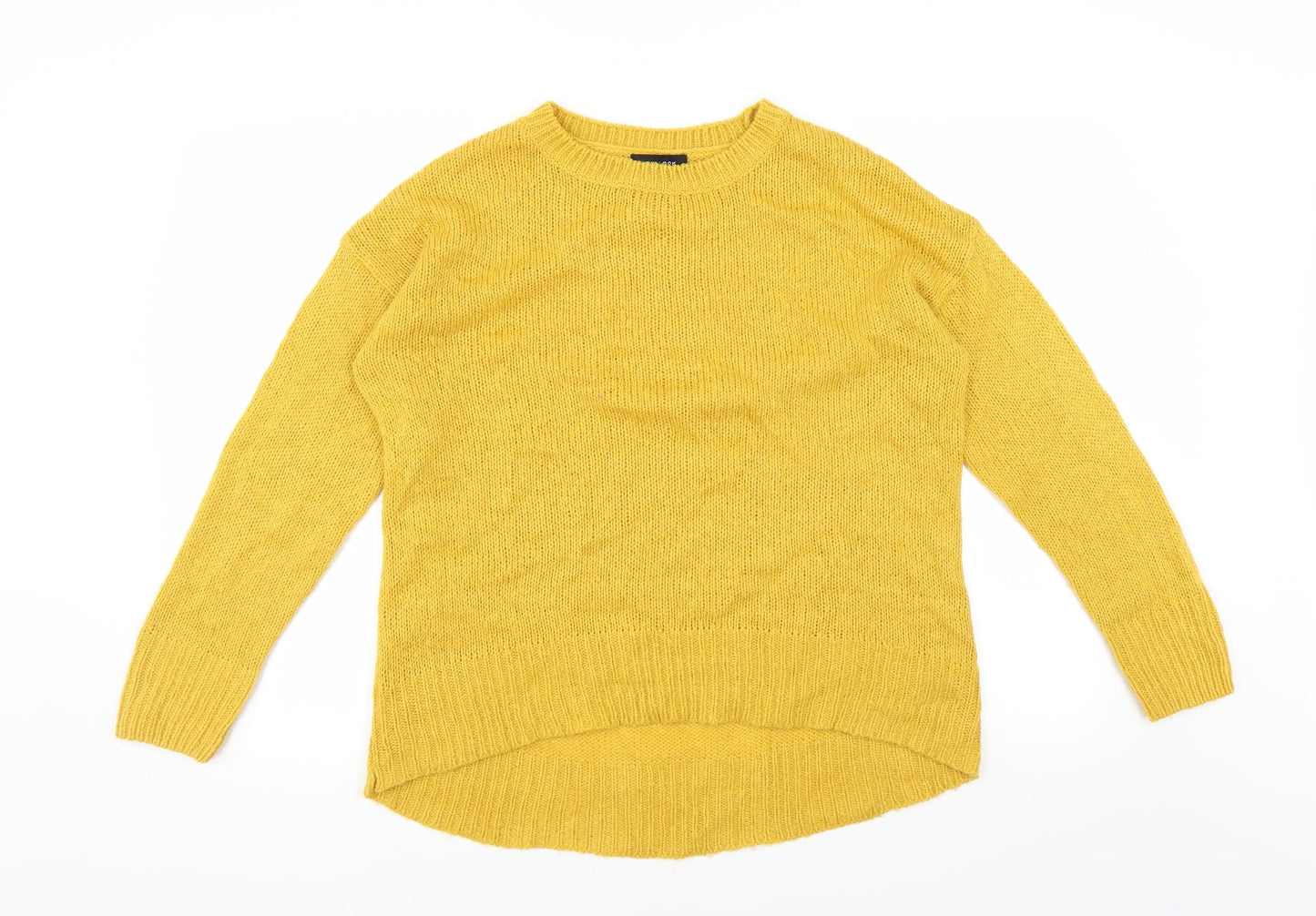 New Look Womens Yellow   Pullover Jumper Size M