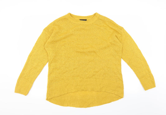 New Look Womens Yellow   Pullover Jumper Size M