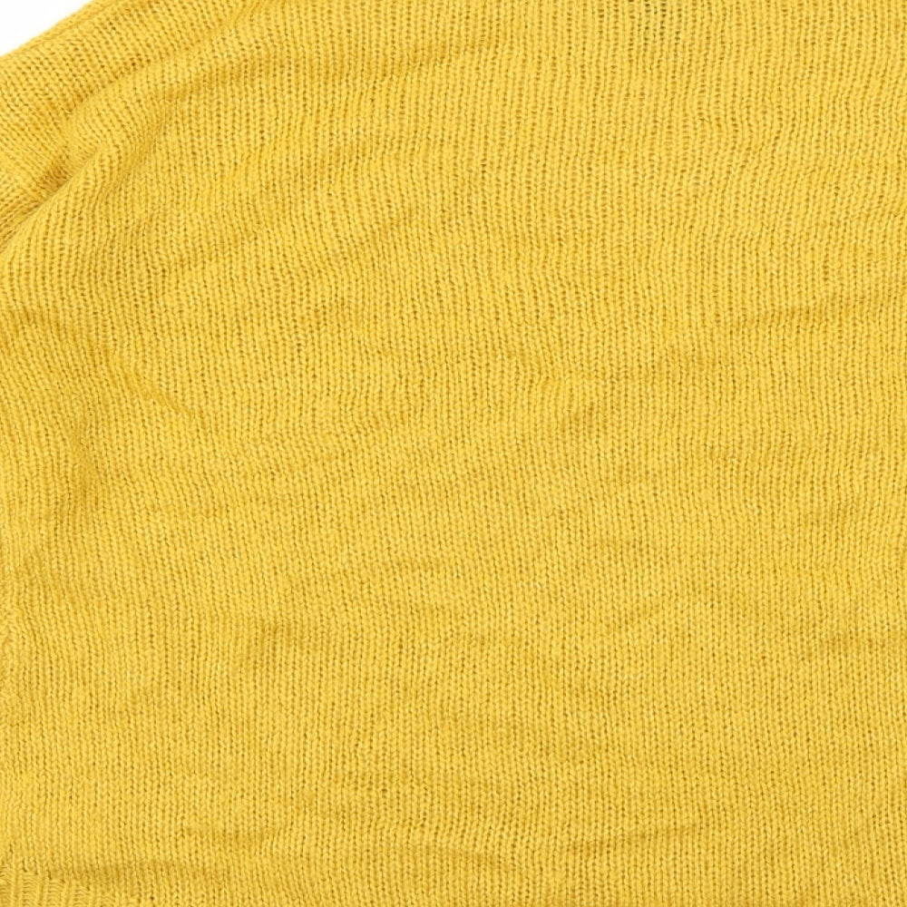 New Look Womens Yellow   Pullover Jumper Size M