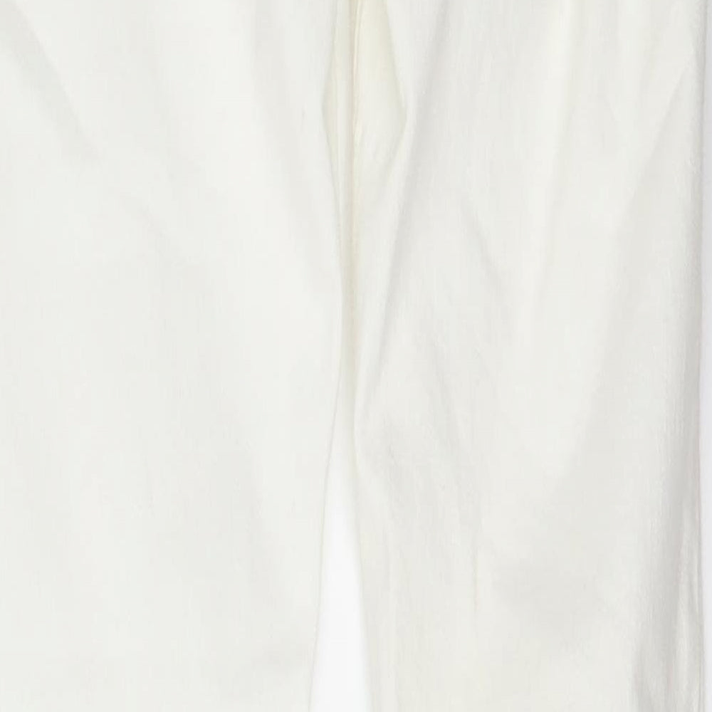 River Island Womens White  Denim Skinny Jeans Size 6 L24 in
