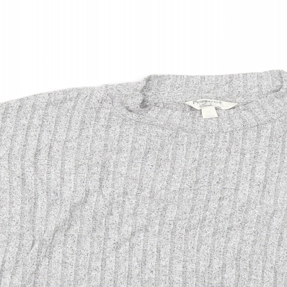 Marks and Spencer Womens Grey   Pullover Jumper Size 14