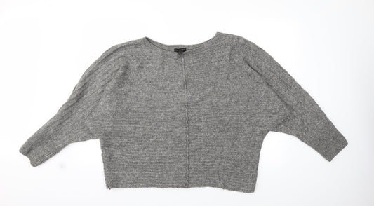 New Look Womens Grey  Knit Pullover Jumper Size L