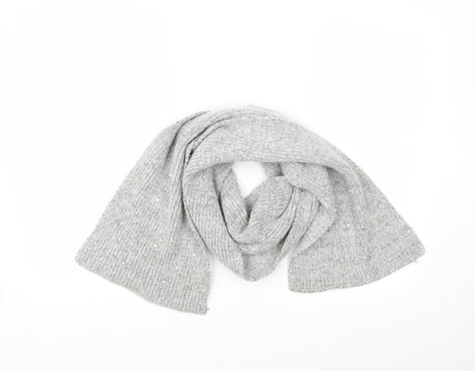 Preworn Womens Grey    Scarf   - pearl
