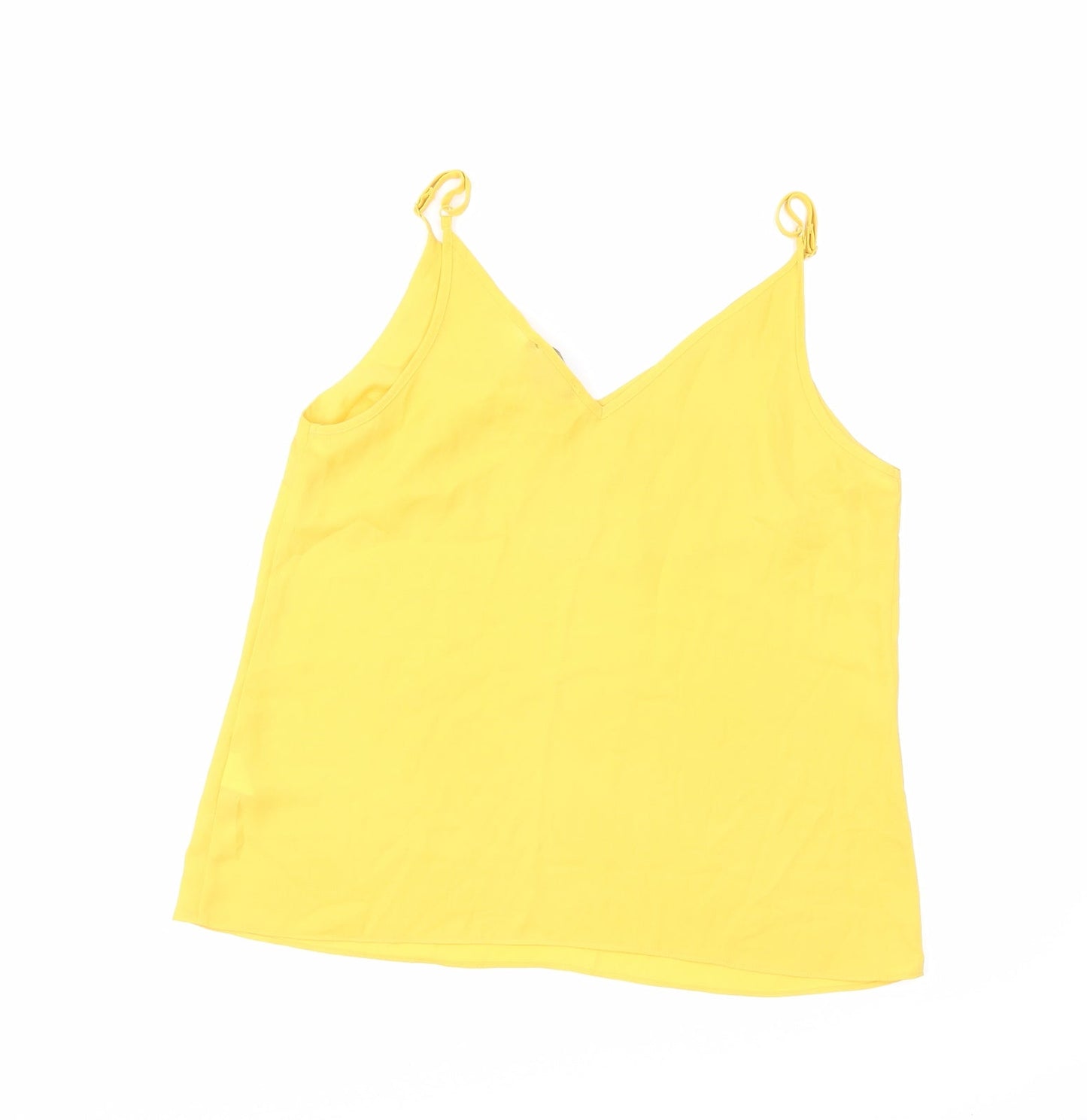 Primark Womens Yellow   Basic Tank Size 10