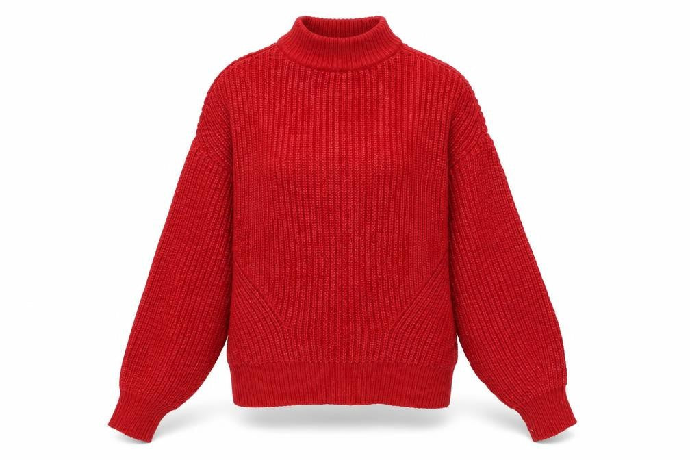 Primark Womens Red  Knit Pullover Jumper Size XS