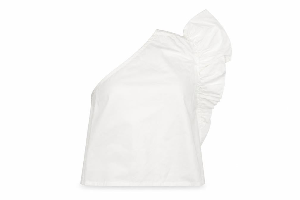 PRETTYLITTLETHING Womens White   Basic Blouse Size 10