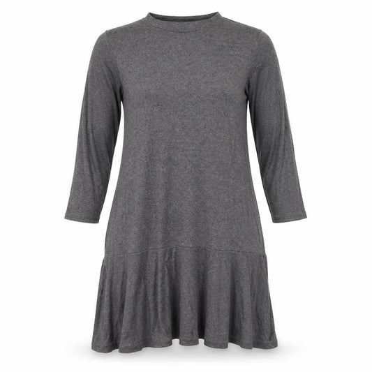 Bluebelle Womens Grey  Jersey T-Shirt Dress  Size 10