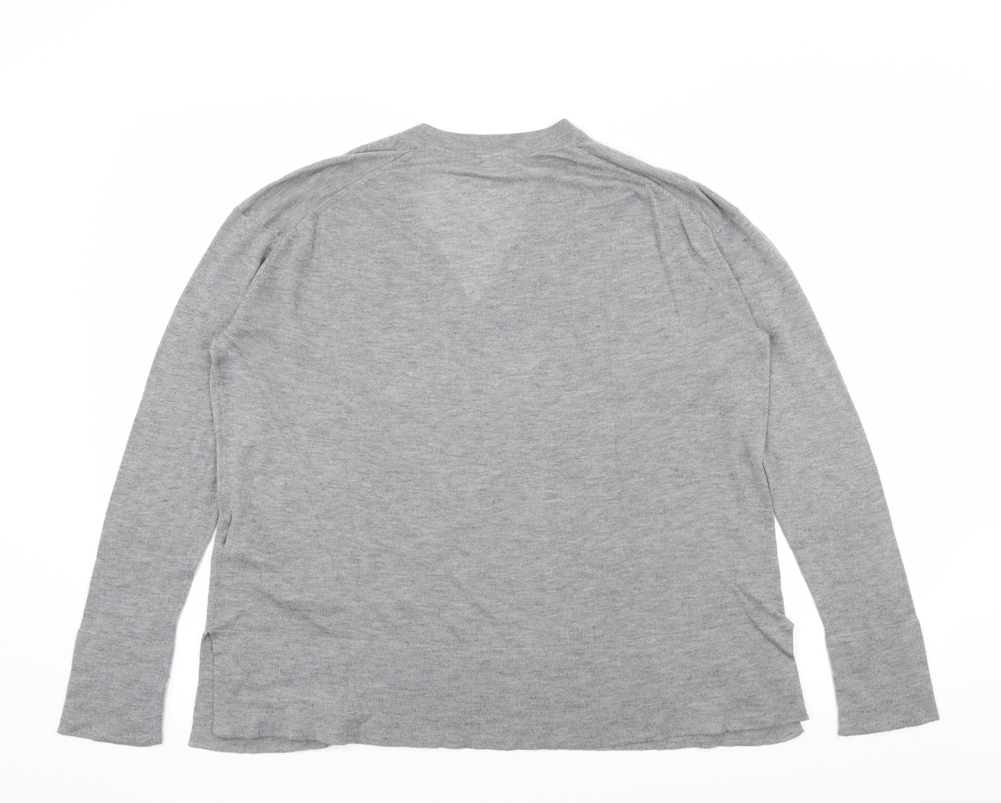 Zara Womens Grey  Knit Pullover Jumper Size M