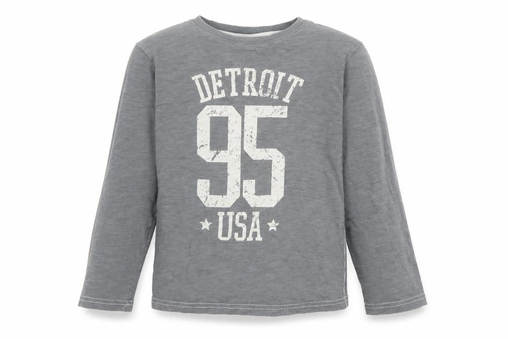 Next Boys Grey  Jersey Basic T-Shirt Size 8 Years  - Detroit