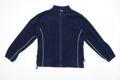 Front view of 110 Performance Wear men’s blue jacket coat, size L