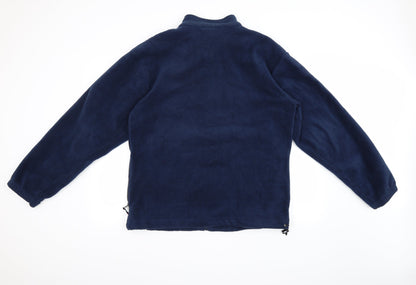 Back view of 110 Performance Wear men’s blue jacket coat, size L